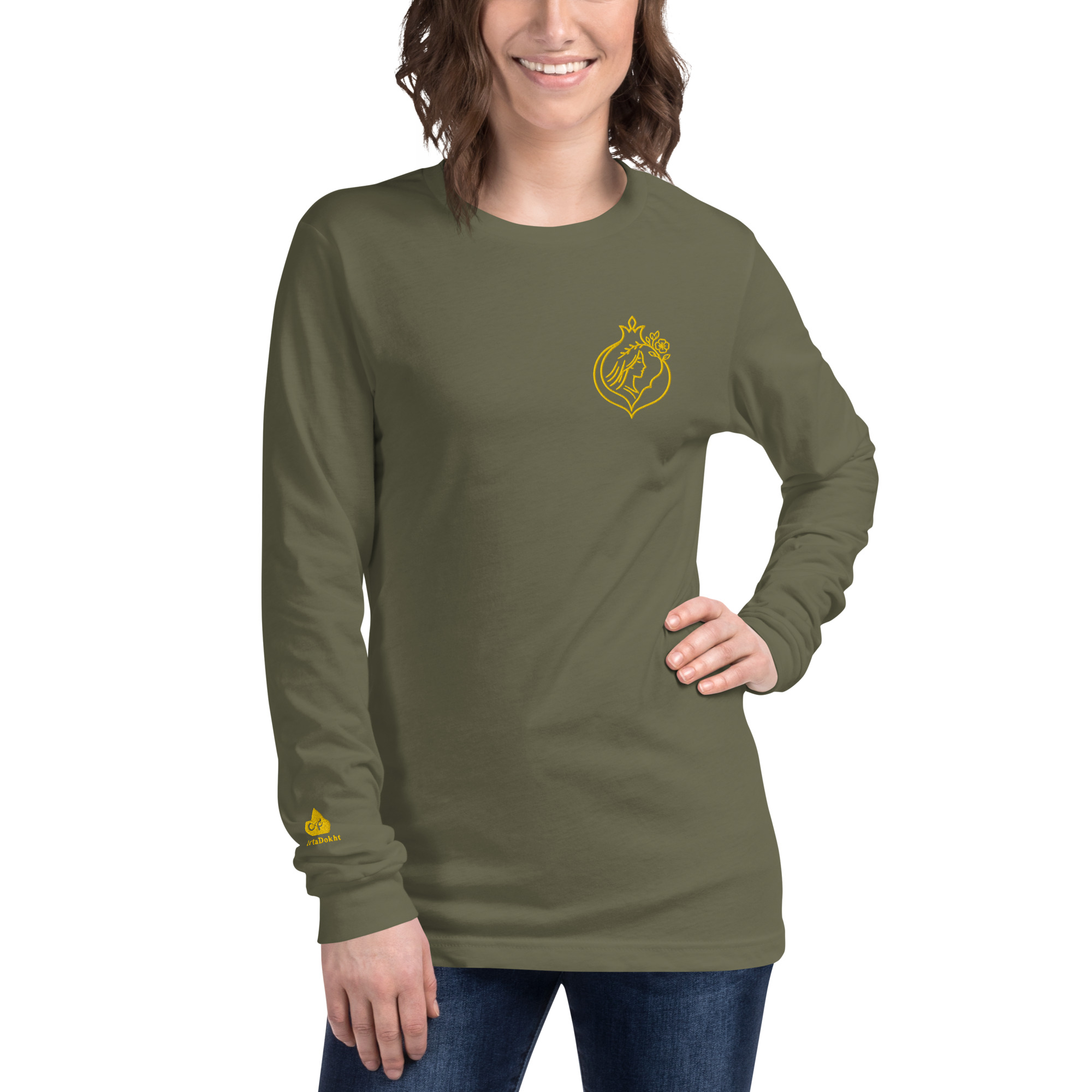 Pomegranate Bloom Long Sleeve Tee - Image 3